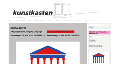 Desktop Screenshot of kunstkasten.ch